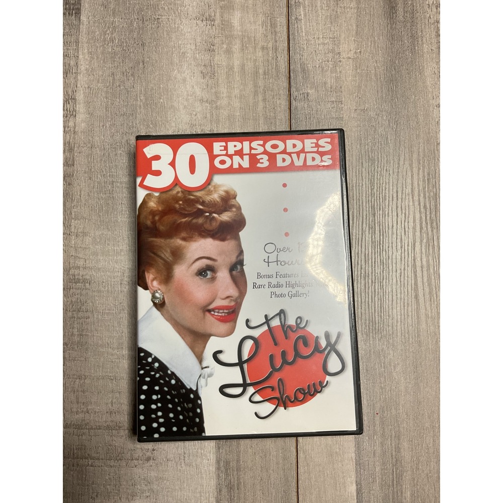 The Lucy Show 30 Episodes on 3 DVDs Set Lucille Ball Classic Comedy 13 Hours